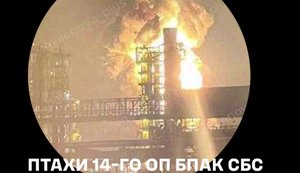 СБС спільно із ССО уразили один із найбільших НПЗ Росії - "Киришинефтеоргсинтез" у Ленінградській області. ВIДЕО