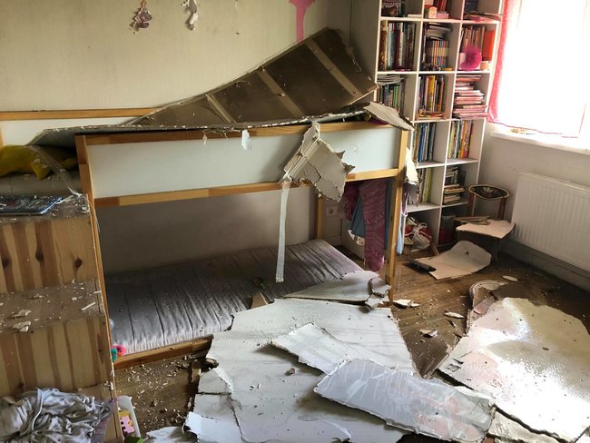 Последствия пожара в доме главы ЦПК Шабунина 10