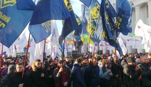 Акція протесту проти ринку землі під Радою продовжиться і завтра, - Білецький