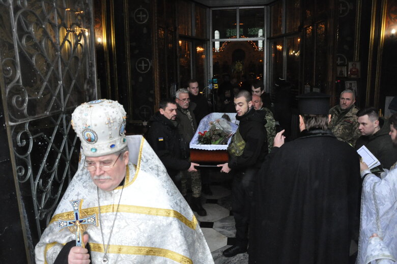 Із колишнім речником Правого сектору Артемом Скоропадським попрощалися у Києві 25