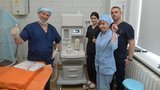 Lozhkin donates high-end WATO EX-20 anesthesia ventilator to the Kyiv Clinical Hospital No 15. PHOTO