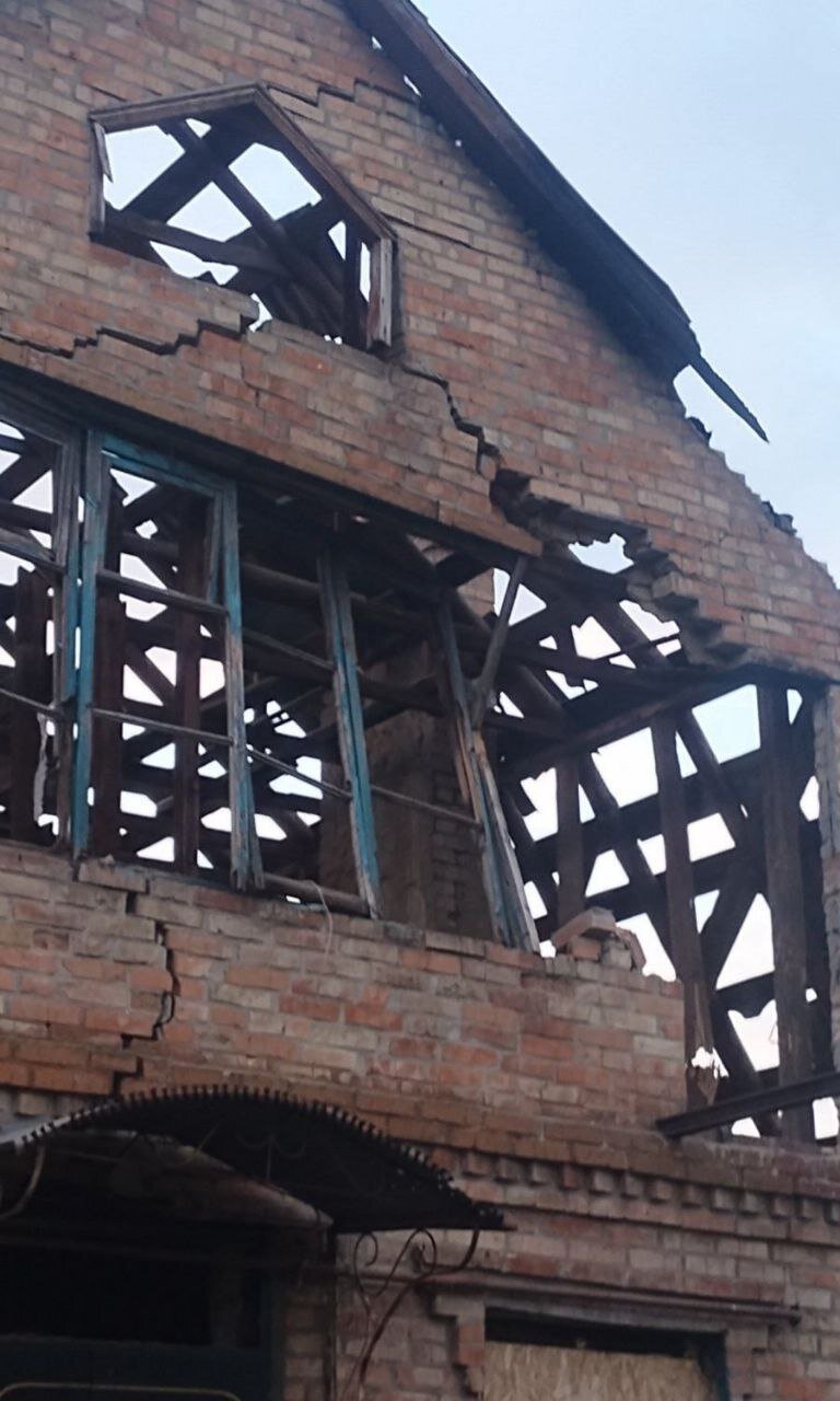 Последствия обстрелов Никопольщины