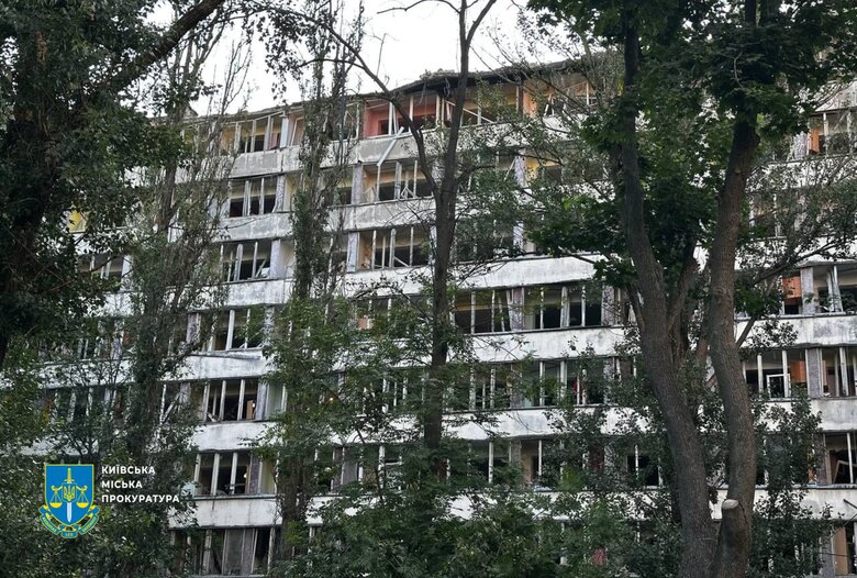 Kyiv after the shelling on 17 June