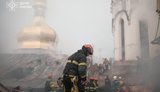Киев: пожары в Киево-Печерской лавре и "Мистецком арсенале" после ударов РФ