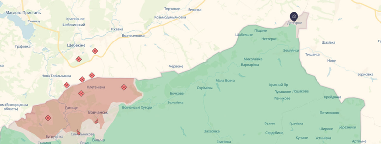 РФ пытается расширить зону боевых действий в Харьковской области