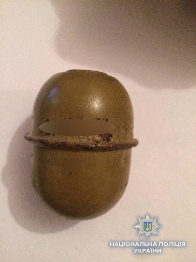 Гражданин России с боевой гранатой задержан на Киевщине , - Нацполиция 01