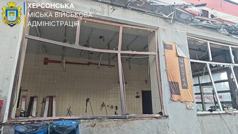 Обстрел Херсона, ранены три человека