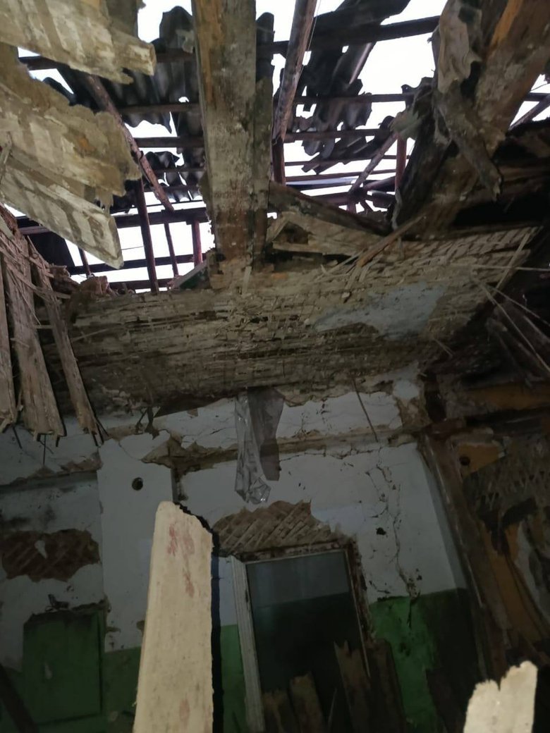 Берислав после обстрела