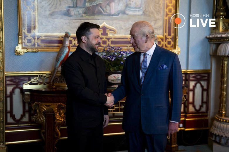 Володимир Зеленський зустрівся з Чарльзом ІІІ