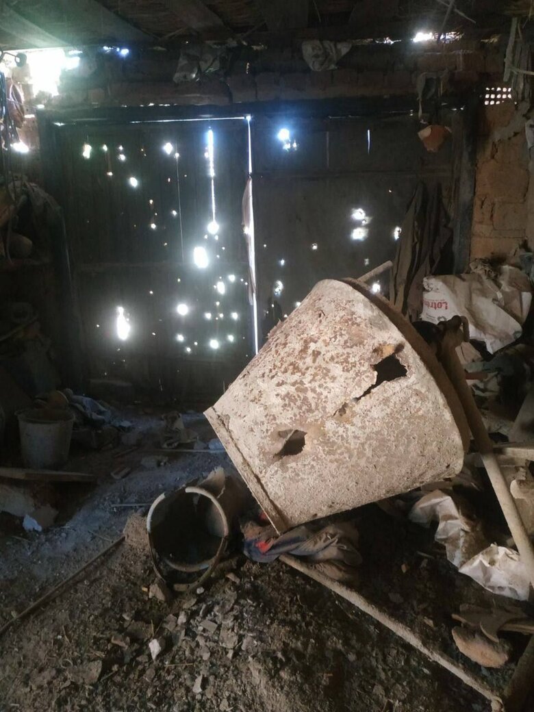 Consequences of enemy shelling of city of Orihiv in Zaporizhia region 02