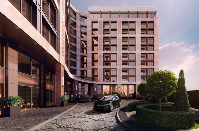 Linden Luxury Residences: идеальное решение фасада 02