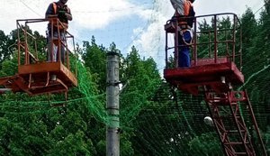 Встановили понад 70 тисяч квадратних метрів антидронового захисту у Запоріжжі, - ОВА. ФОТО