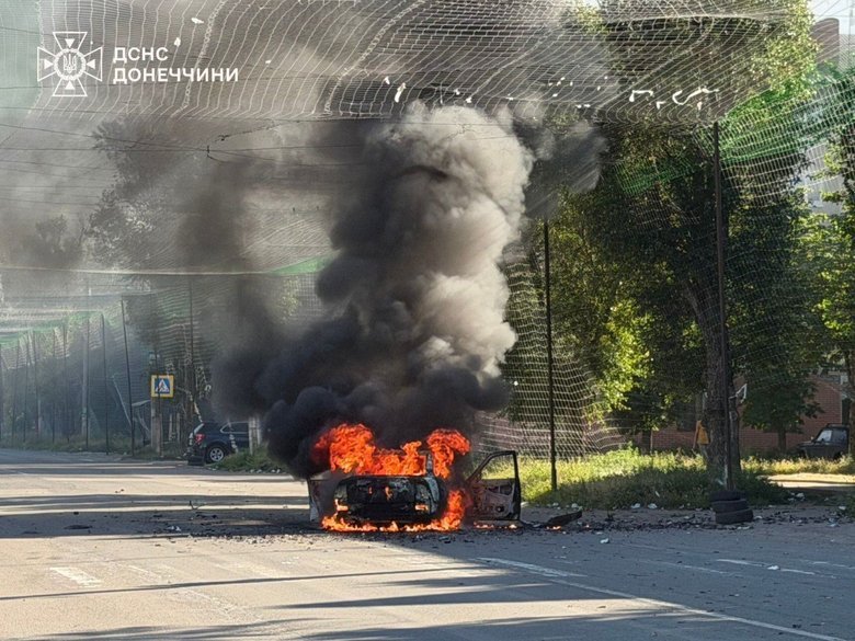 Удар по авто у Краматорську