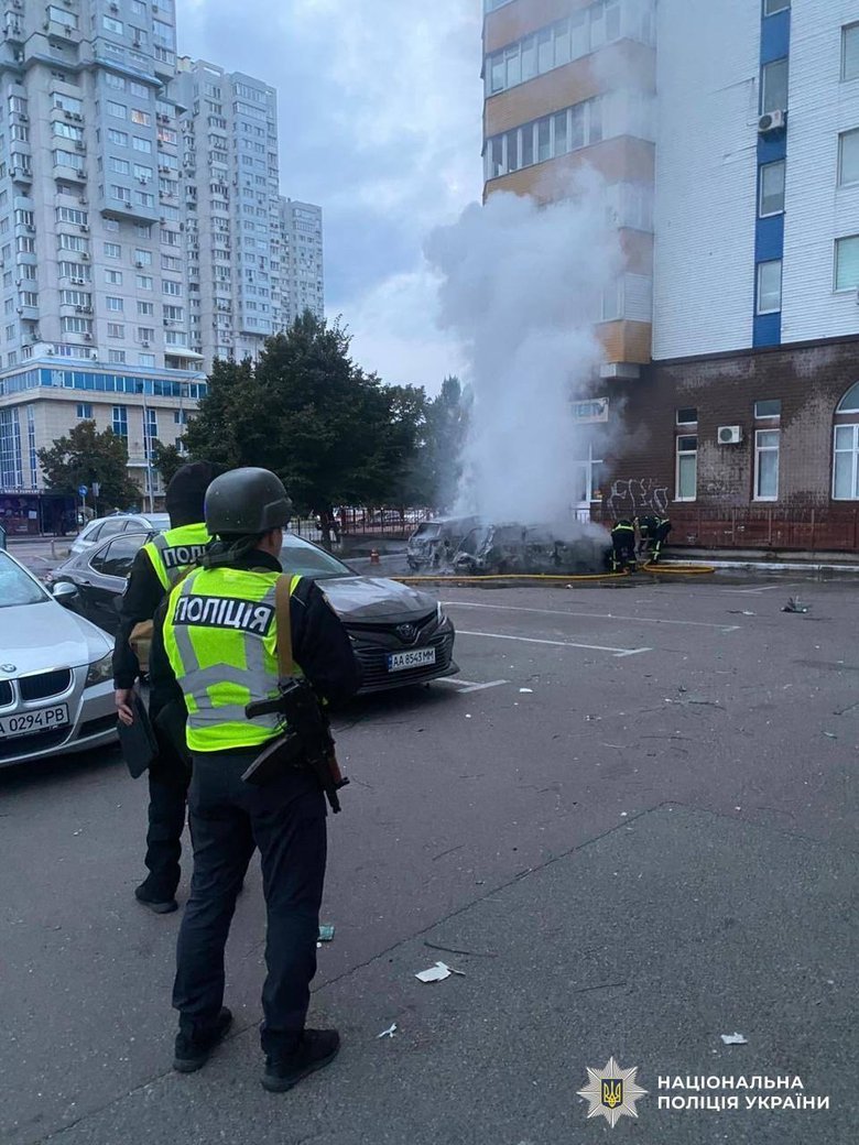 Київ після обстрілу
