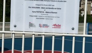 Stadium named after Hero of Ukraine Oleksandr Tsebrii was opened in Romilly-sur-Seine, France. PHOTOS