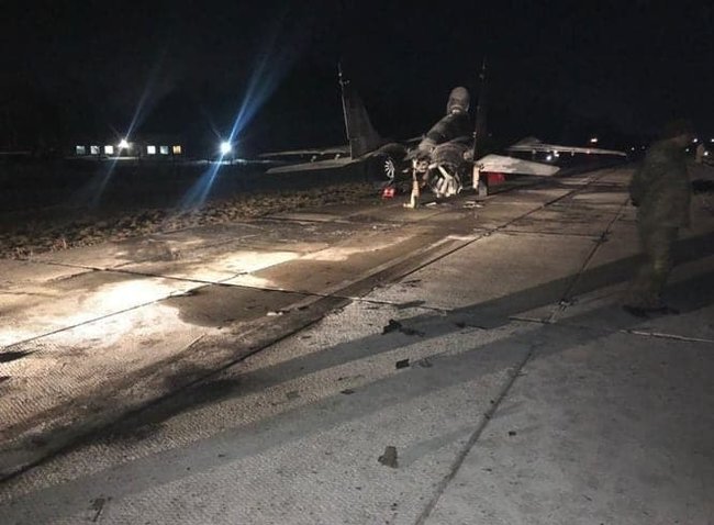 Пошкоджений у Василькові літак виявився модернізованим МіГ-29МУ1 01