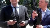 Оппозиция продемонстрировала оружие, с которым напали на агрофирму Корнацкого. ФОТОрепортаж+ВИДЕО