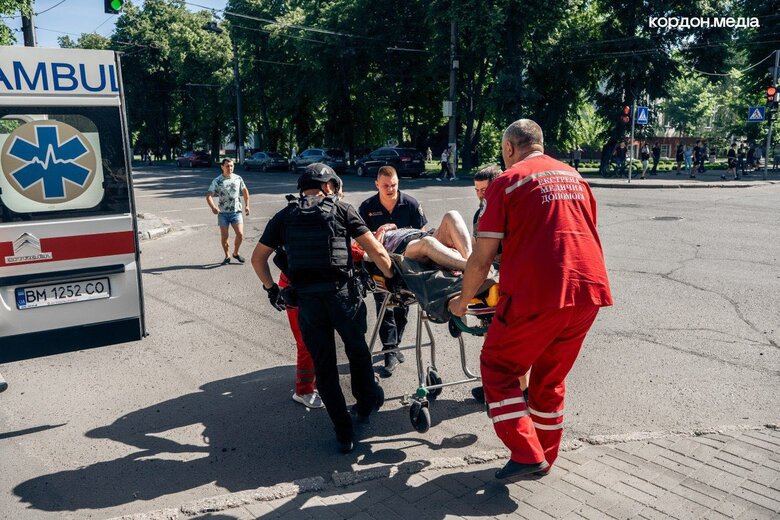 Help for the wounded in Sumy