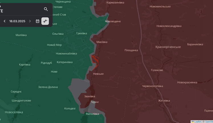 Russian troops have advanced near Nevske, - DeepState. MAP
