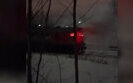 Locomotive transporting Russian munitions destroyed in St Petersburg