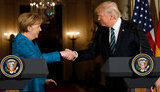 Трамп спрашивал у Меркель совета, как вести себя с Путиным, - CNN