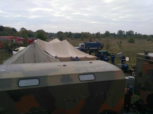 Вибухи на складах боєприпасів поблизу Калинівки: евакуйовано понад 30 тисяч осіб, - ДСНС 04