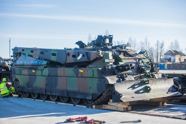 French armored vehicles for NATO arrived in Estonia 04 French armored vehicles for NATO arrived in Estonia 04