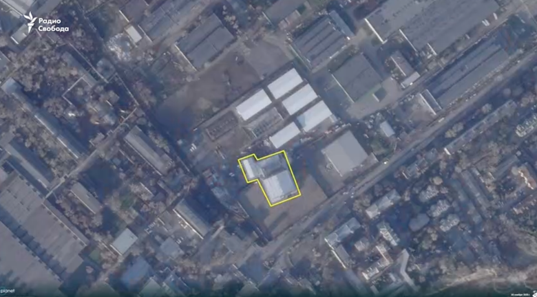 Атака БПЛА на Таганрог 13 января - последствия со спутника