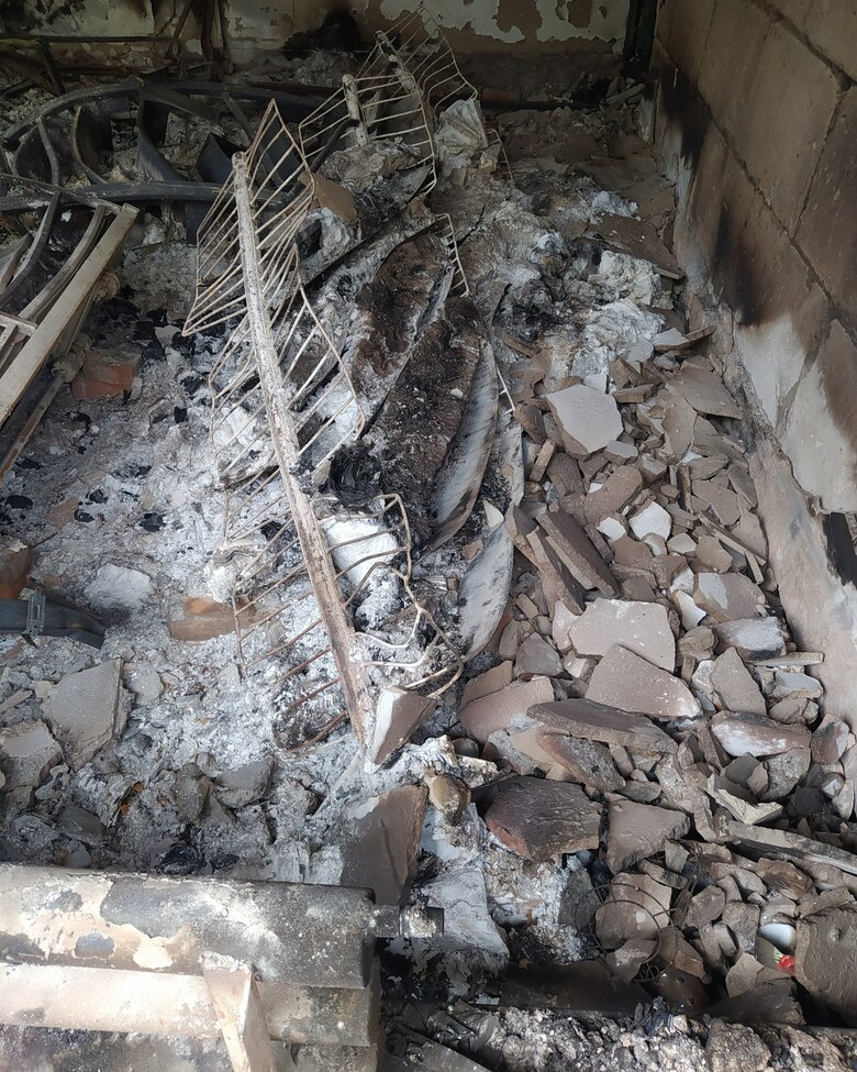 Russian invaders bombarded village in Zaporizhzhia region with phosphorus bombs 04