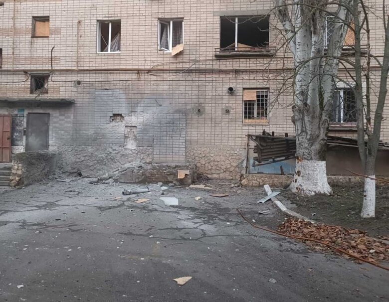 Наслідки обстрілу Херсону 20 грудня