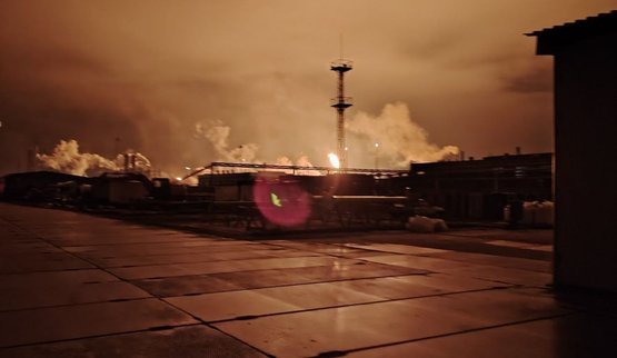 Residents of Kstovo reported explosions and fires after the drone strikes