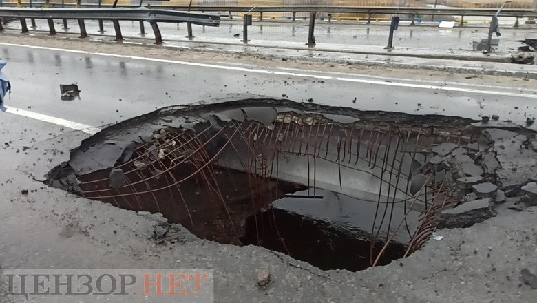 Разрушенный оккупантами мост через Ирпень 10