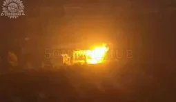 Екіпажі винищувачів Су-27 двома точними ударами авіабомб розтрощили позиції рашистів. ВIДЕО