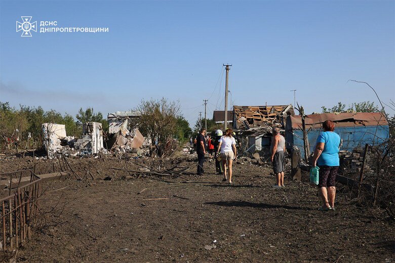 Наслідки удару РФ по Дніпропетровщині 26 серпня