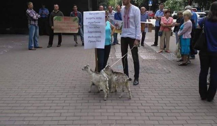 Під Генпрокуратурою вимагають активізації розслідування щодо мерів Бучі та Ірпеня, - нардеп Червакова. ФОТО