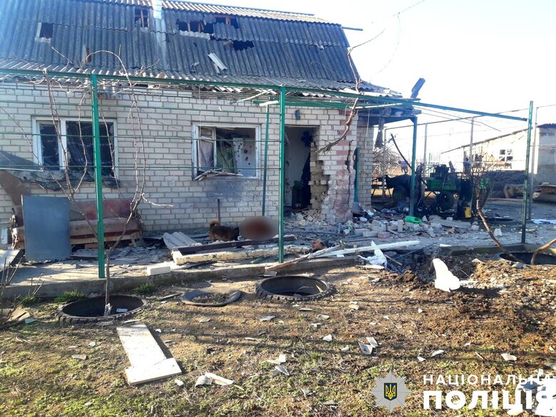 Обстріли приватних будинків на Херсонщині
