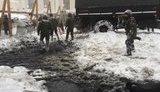 Знесення наметового містечка під ВР. ВIДЕО