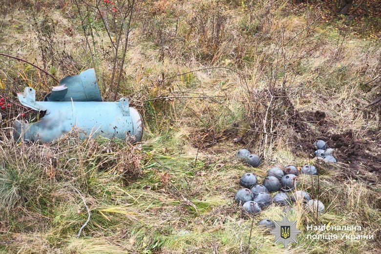 Police defused the warheads of downed missiles and UAVs after the Russian attack