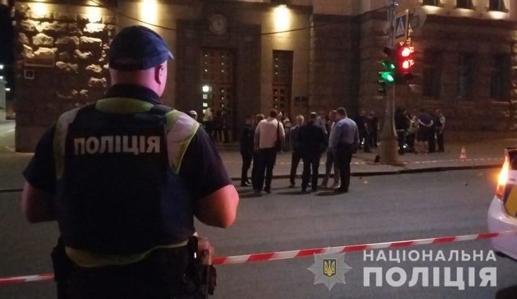 Раненный во время стрельбы возле Харьковского горсовета охранник дал показания следствию, - полиция