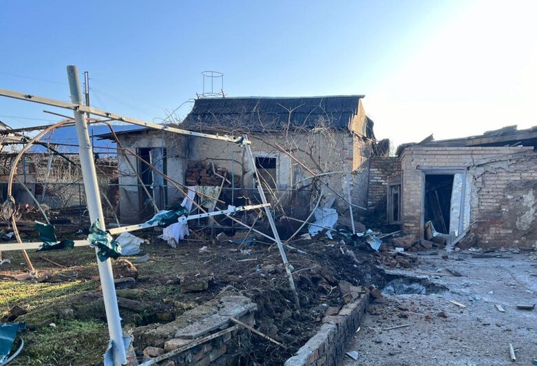 Наслідки обстрілу Нікополя 29 січня
