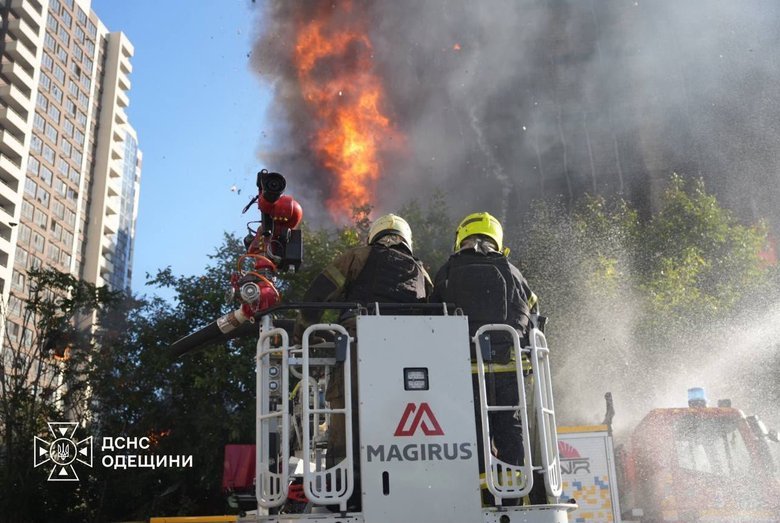 Удар РФ по центру Одессы