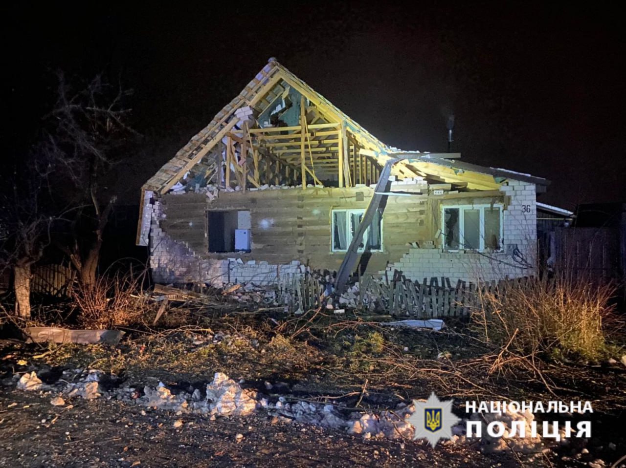 The consequences of the Russian attack in the Chernihiv region: there is a wounded person in Koryukivka.