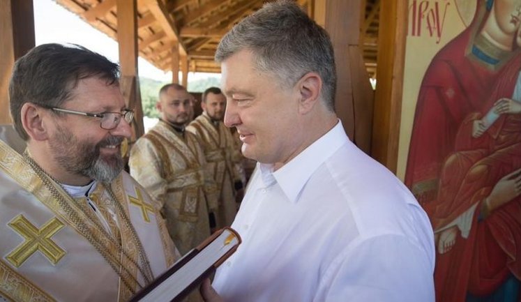 "УКУ багато зробив і зробить для оновлення України", - Порошенко передав $100 тис. на будівництво Колегіуму Українського католицького університету. ФОТО