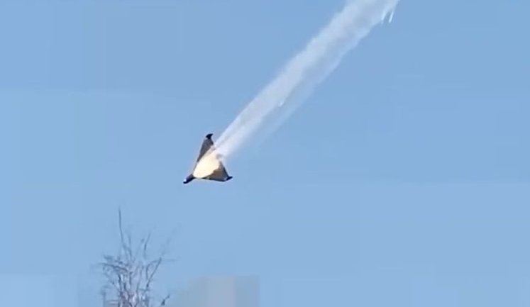 Прикордонники зі стрілецької зброї збили російський "Shahed". ВIДЕО