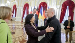 Денис Шмигаль під час зустрічі з Катеріною Райхе