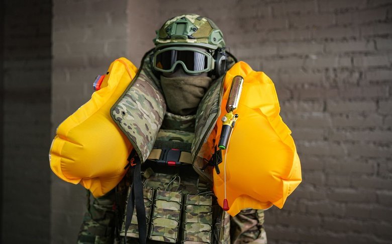 Бронежилети з елементом позитивної плавучості