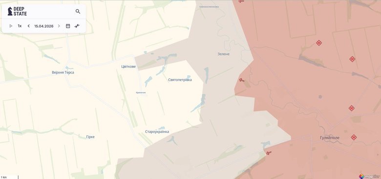 Продвижение врага в Запорожье