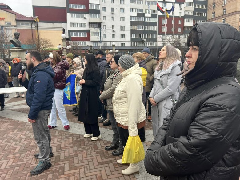 Протест на підримку мера Ірпеня