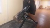 Ствол - у бампері, тринога - в газовому балоні, під килимком водія - бронещит: українець намагався вивезти в Росію розібраний на частини кулемет. ФОТО