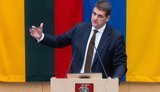 Флаг Украины в литовском Сейме